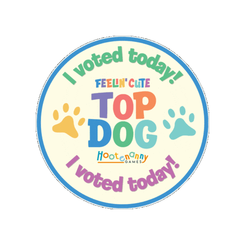 Top Dog Sticker by Hootenanny Games