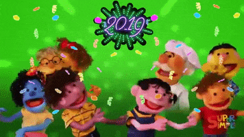 Happy New Year Party GIF by Super Simple