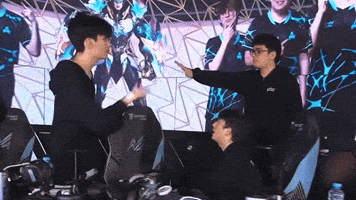High Five Team GIF by Aurora Gaming