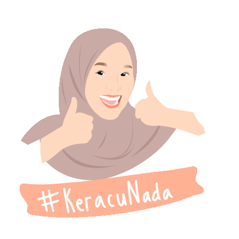 Girl Hijab Sticker by Nadhila Qonita