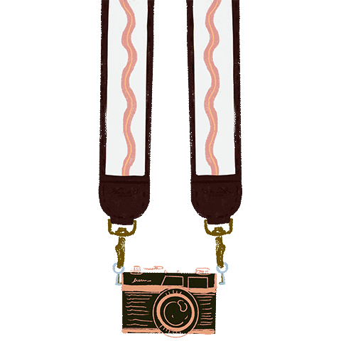 Nenacamerastrap Sticker by Nena & Co.