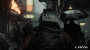 Raining Video Game GIF by CAPCOM