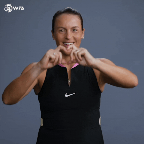 Tatjana Maria Love GIF by WTA