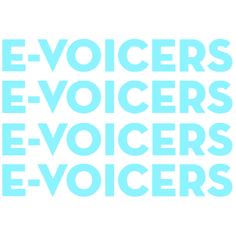 Evoice Sticker by E-voice Marketing