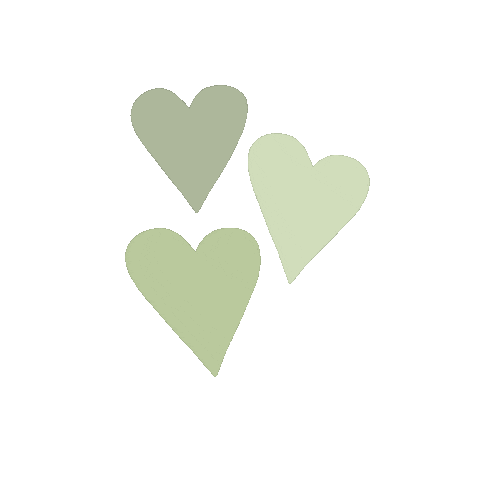 Green Hearts Sticker for iOS &amp; Android | GIPHY