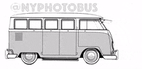 nyphotobus nyc bus van volkswagen GIF