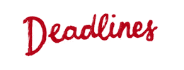 Deadlines Sticker