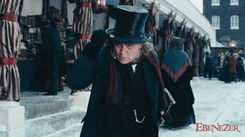 Merry Christmas Happy Holidays GIF by Ebenezer Movie