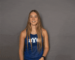 Trackfield GIF by BYU Cougars
