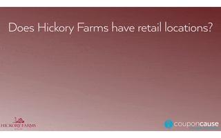 Hickory Farms Faq GIF by Coupon Cause