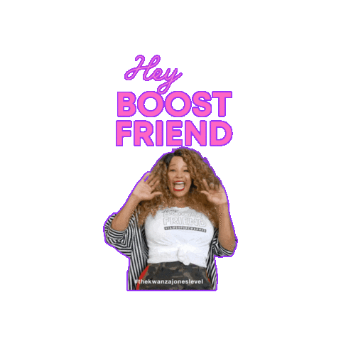 Friends Hello Sticker by Kwanza Jones