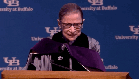 Ruth Bader Ginsburg Rbg GIF by GIPHY News - Find & Share on GIPHY