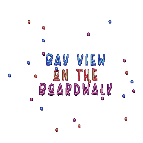 Bay View on the Boardwalk Sticker