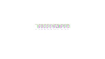 Dissconduct Sticker by Randy Doms