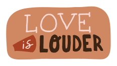 Loveislouder Love Sticker by Leeza Writes