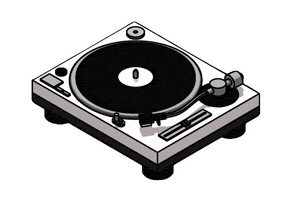 Vinyl Record Sticker
