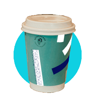 Coffee Cup Sticker by Retrograde Roasters