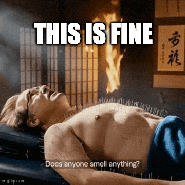 This Is Fine GIF by Fiverr