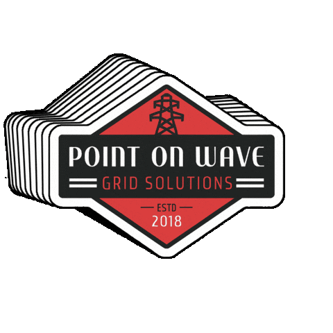 Point On Wave Sticker