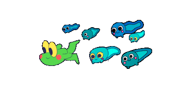 Frog Anita Sticker