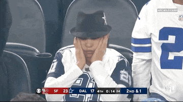 Sad Dallas Cowboys GIF by NFL