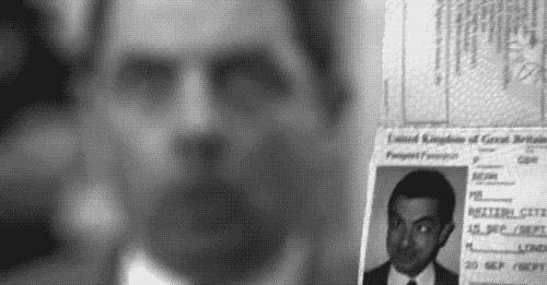 Passport Mister Bean GIF - Find & Share on GIPHY