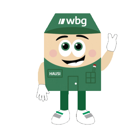 Wbg Hausi Sticker by wbg_nuernberg