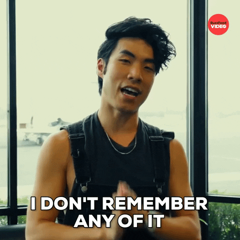 I Dont Remember Eugene Lee Yang GIF by BuzzFeed