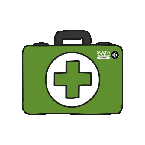 First Aid Wales Sticker by St John Ambulance Cymru