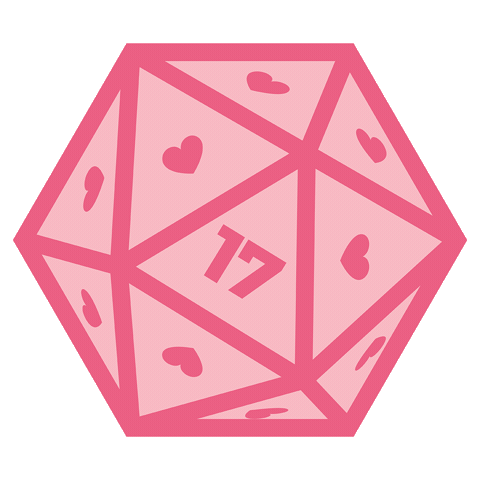 Dice D17 Sticker