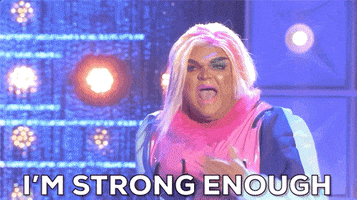 I Am Strong Drag Race GIF by RuPaul's Drag Race