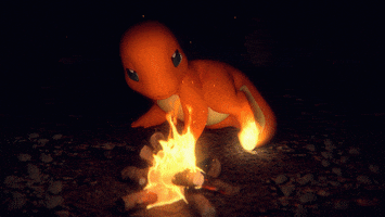 Tired Fire GIF by Pokémon