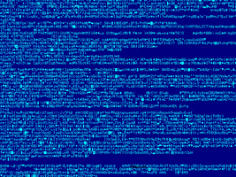 coding blue screen GIF