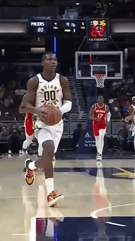 Throw It Down Indiana Pacers GIF by NBA