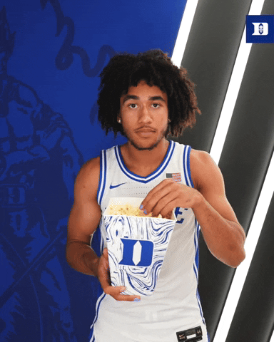 College Basketball Popcorn GIF by Duke Men's Basketball