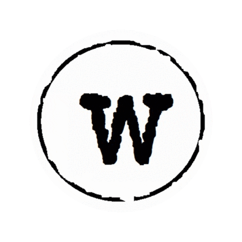 W Sticker by ハヤシヒロナオ