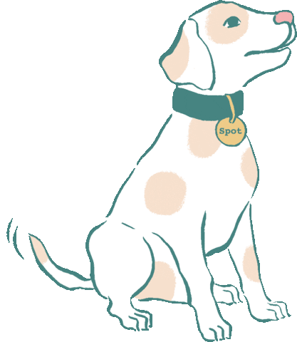 Puppy Spot Sticker by Dog Spotted