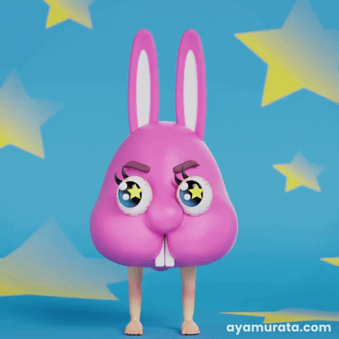Jump Bunny GIF by Aya Murata