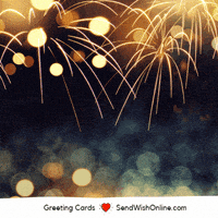 Happy New Year Party GIF by sendwishonline.com