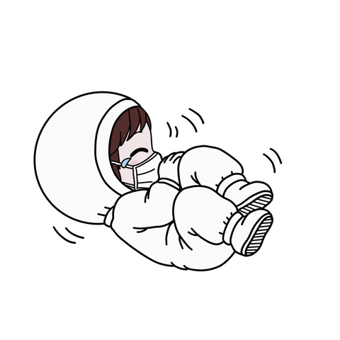 웃겨 Dying Laughing Sticker
