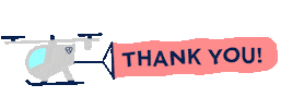 Air Taxi Thank You Sticker by Volocopter