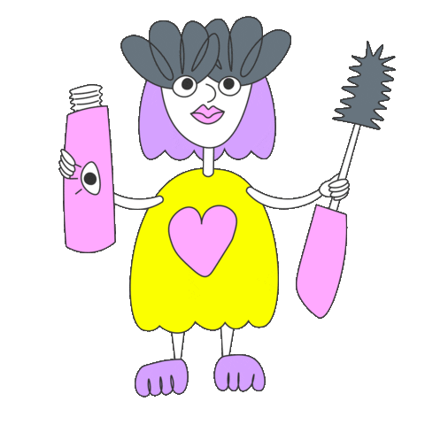 Make Up Girl Sticker