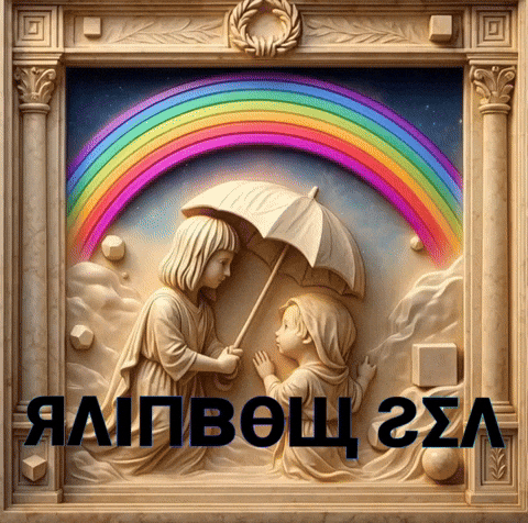 Rainbow Sea GIF by The LSD Hotel