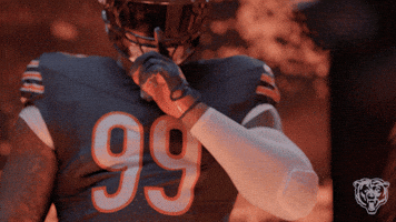 Dexter Shush GIF by Chicago Bears