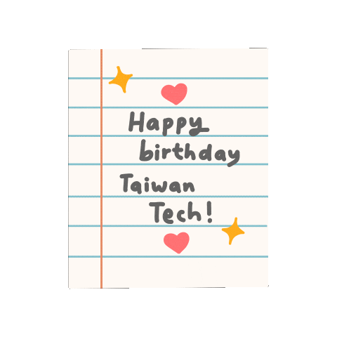 Happy Birthday Tech Sticker