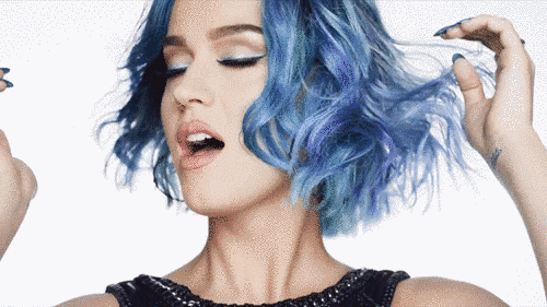  blue hair GIF