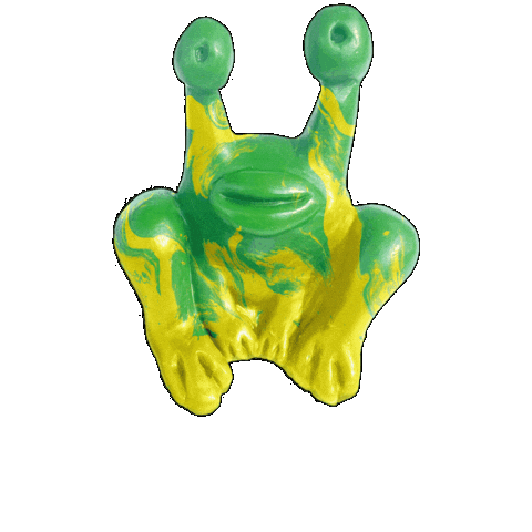 Joyful Noise Frog Sticker by Joyful Noise Recordings