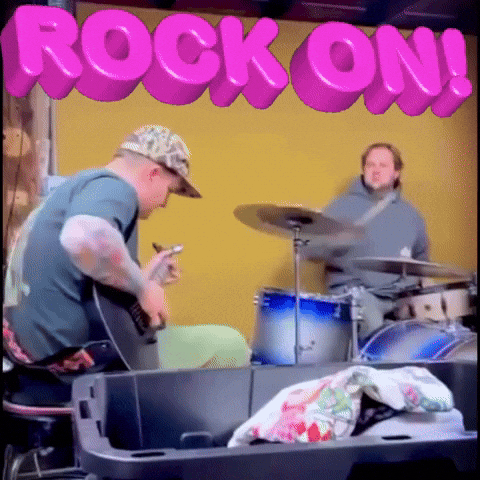 Rock On Metal GIF