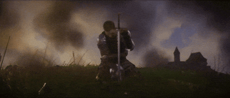 Sword Fighting Knights GIF