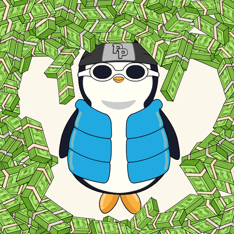 Im Rich GIF by Pudgy Penguins